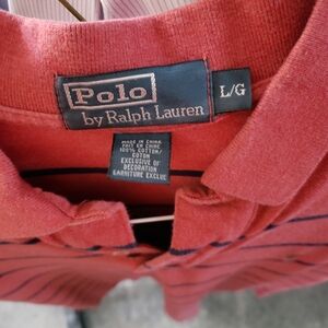 Polo Ralph Lauren Redish Striped Shirt